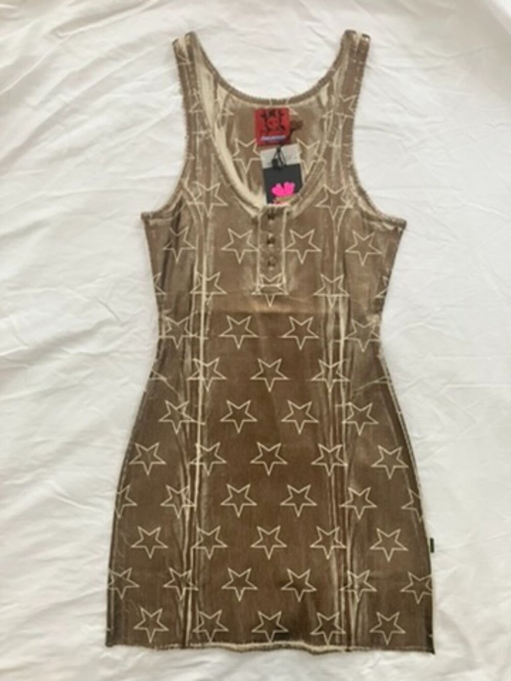 Heaven By Marc Jacobs Gold Star Dress